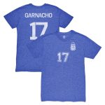 Shop alejandro garnacho argentina national team 1863fc player vintage tri-blend t-shirt – blue – Mexico Football Shirts & World Cup Jerseys