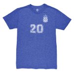 Shop alexis mac allister argentina national team 1863fc retro name amp number tri-blend t-shirt – blue – Mexico Football Shirts & World Cup Jerseys