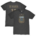 Shop angel di maria argentina national team 1863fc retro player tri-blend t-shirt – black – Mexico Football Shirts & World Cup Jerseys