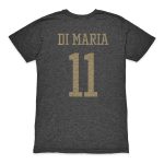 Shop angel di maria argentina national team 1863fc retro player tri-blend t-shirt – black – Mexico Football Shirts & World Cup Jerseys