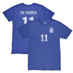 Shop angel di maria argentina national team 1863fc retro player tri-blend t-shirt – blue – Mexico Football Shirts & World Cup Jerseys