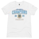 Shop argentina national team 1863fc 2024 copa america champions t-shirt – white – Mexico Football Shirts & World Cup Jerseys