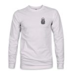 Shop argentina national team 1863fc back team arch long sleeve t-shirt – gray – Mexico Football Shirts & World Cup Jerseys