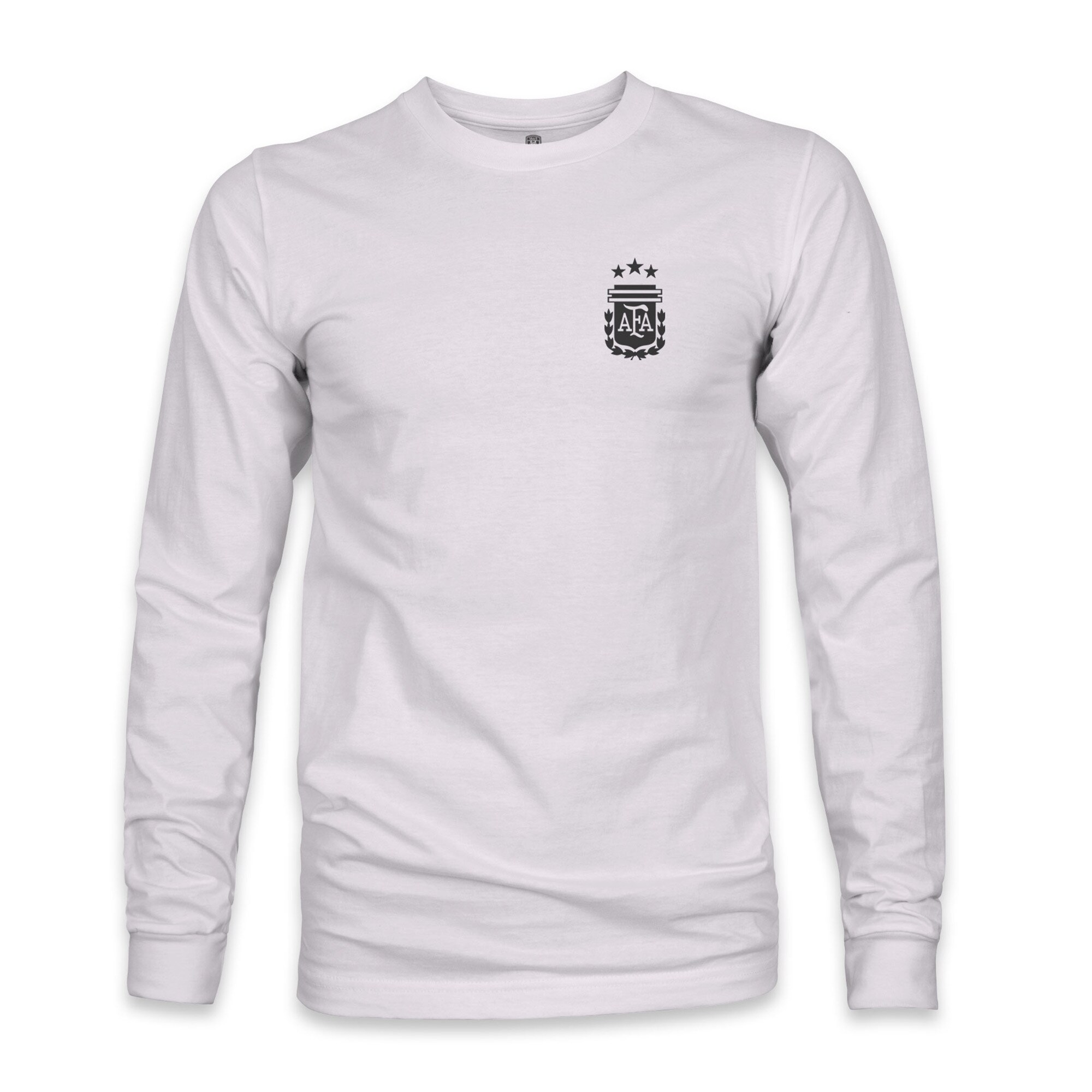 Shop argentina national team 1863fc back team arch long sleeve t-shirt – gray – Mexico Football Shirts & World Cup Jerseys