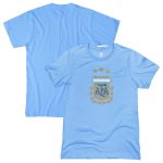 Shop argentina national team 1863fc badge t-shirt – light blue – Mexico Football Shirts & World Cup Jerseys