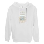 Shop argentina national team 1863fc color badge fleece pullover hoodie – white – Mexico Football Shirts & World Cup Jerseys