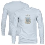 Shop argentina national team 1863fc color badge long sleeve t-shirt – light blue – Mexico Football Shirts & World Cup Jerseys