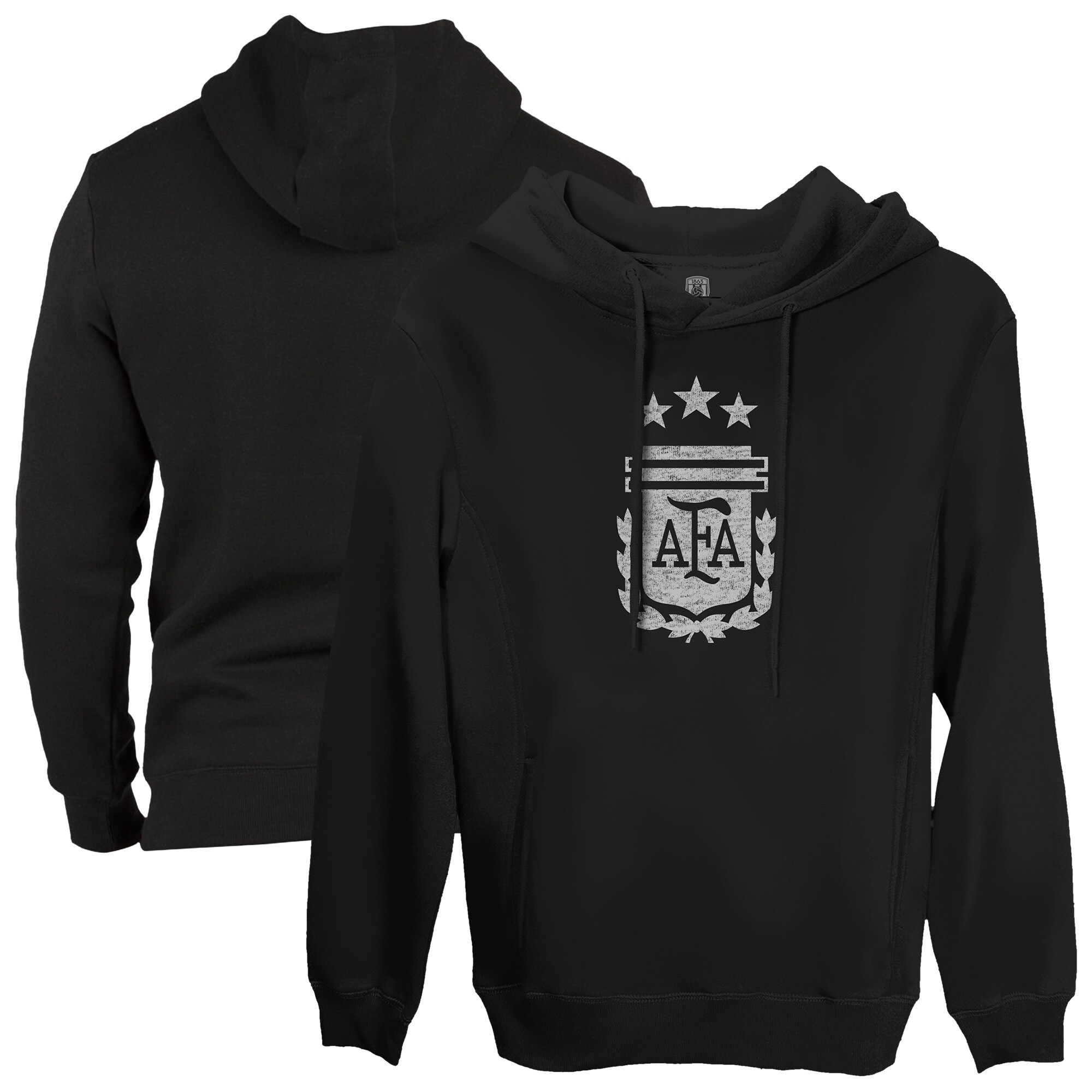 Shop argentina national team 1863fc fleece pullover hoodie – black – Mexico Football Shirts & World Cup Jerseys