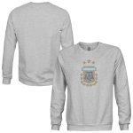 Shop argentina national team 1863fc pullover crewneck sweatshirt – heather gray – Mexico Football Shirts & World Cup Jerseys
