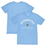 Shop argentina national team 1863fc three-time world champions tri-blend t-shirt – light blue – Mexico Football Shirts & World Cup Jerseys