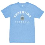 Shop argentina national team 1863fc three-time world champions tri-blend t-shirt – light blue – Mexico Football Shirts & World Cup Jerseys