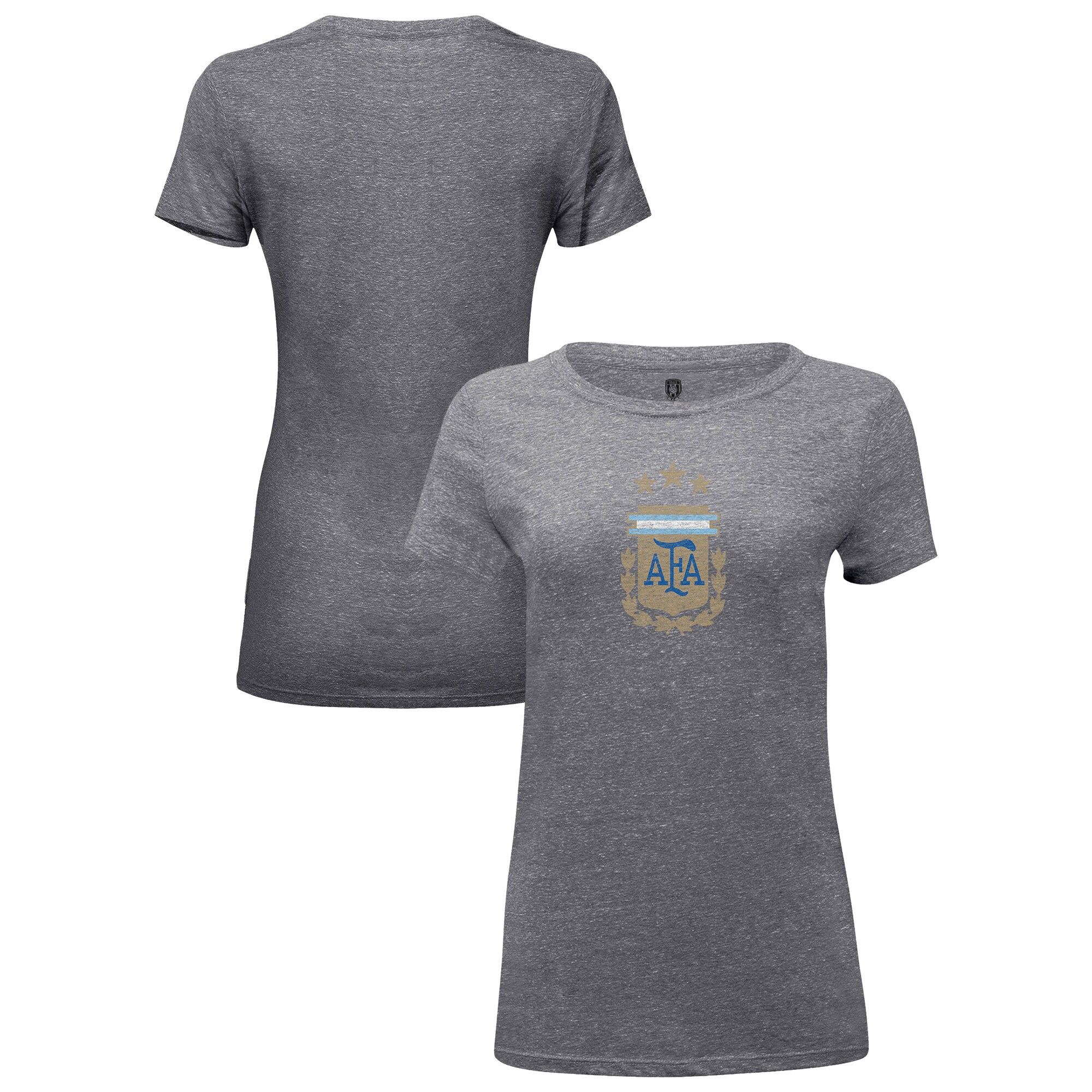 Shop argentina national team 1863fc women8217s color badge tri-blend t-shirt – heather gray – Mexico Football Shirts & World Cup Jerseys