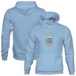 Shop argentina national team 1863fc youth color badge fleece pullover hoodie – blue – Mexico Football Shirts & World Cup Jerseys