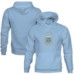 Shop argentina national team 1863fc youth color badge fleece pullover hoodie – blue – Mexico Football Shirts & World Cup Jerseys