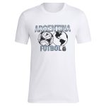 Shop argentina national team adidas around the world t-shirt – white – Mexico Football Shirts & World Cup Jerseys