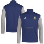 Shop argentina national team adidas crest long sleeve half-zip top – navy – Mexico Football Shirts & World Cup Jerseys