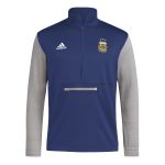 Shop argentina national team adidas crest long sleeve half-zip top – navy – Mexico Football Shirts & World Cup Jerseys