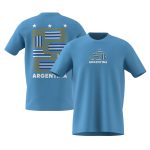 Shop argentina national team adidas fan t-shirt – blue – Mexico Football Shirts & World Cup Jerseys