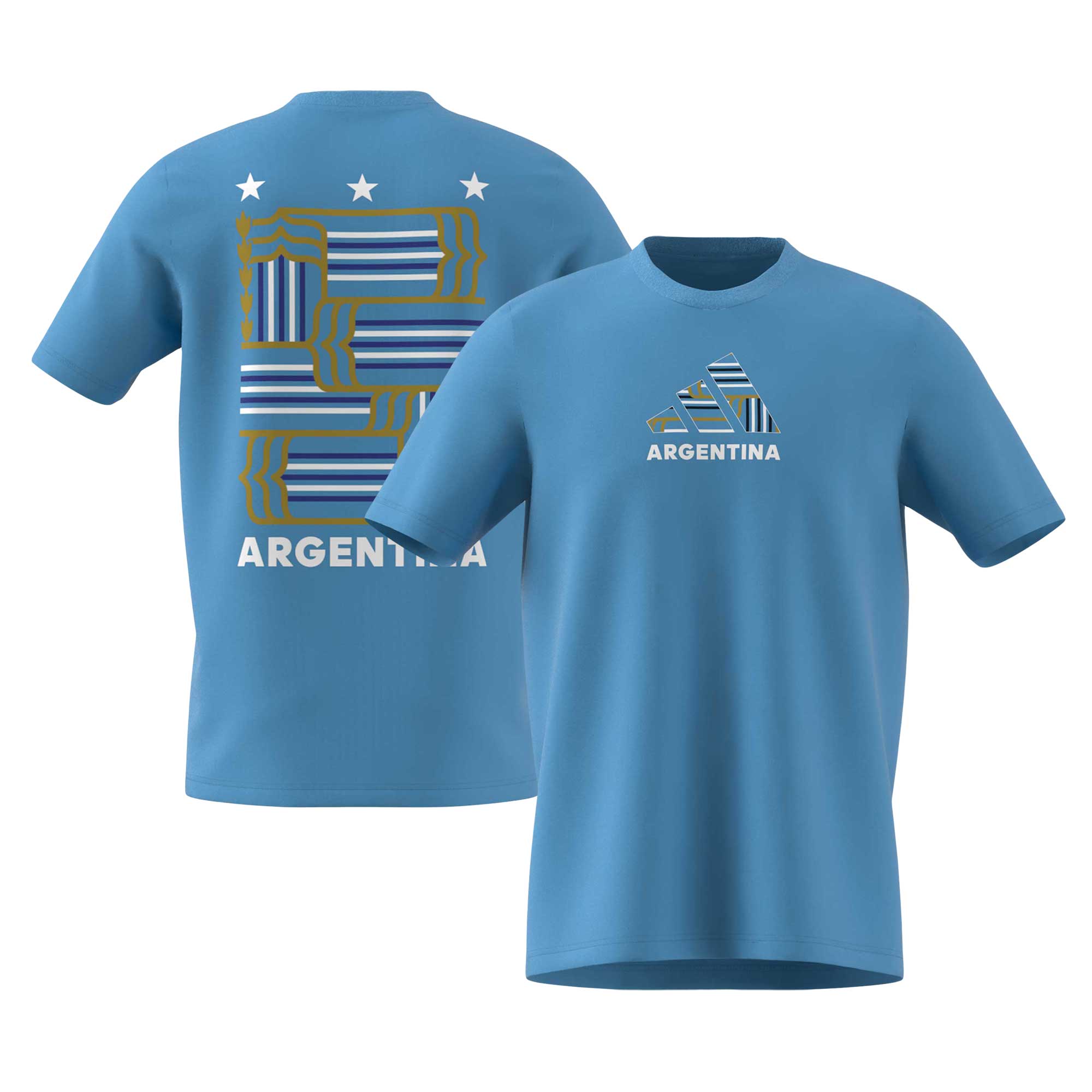Shop argentina national team adidas fan t-shirt – blue – Mexico Football Shirts & World Cup Jerseys