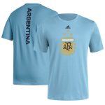 Shop argentina national team adidas vertical back t-shirt – light blue – Mexico Football Shirts & World Cup Jerseys