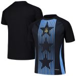 Shop argentina national team adidas youth 2024 pre-match top – black – Mexico Football Shirts & World Cup Jerseys