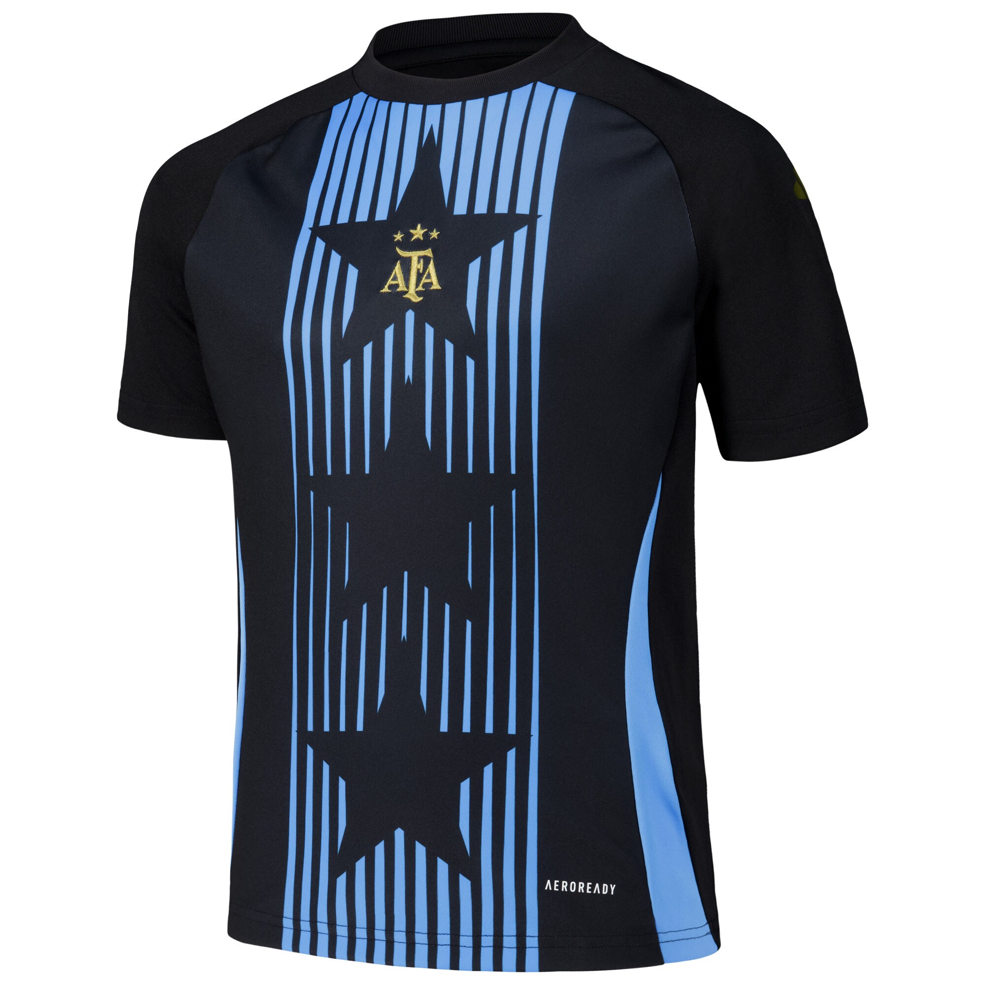 Shop argentina national team adidas youth 2024 pre-match top – black – Mexico Football Shirts & World Cup Jerseys