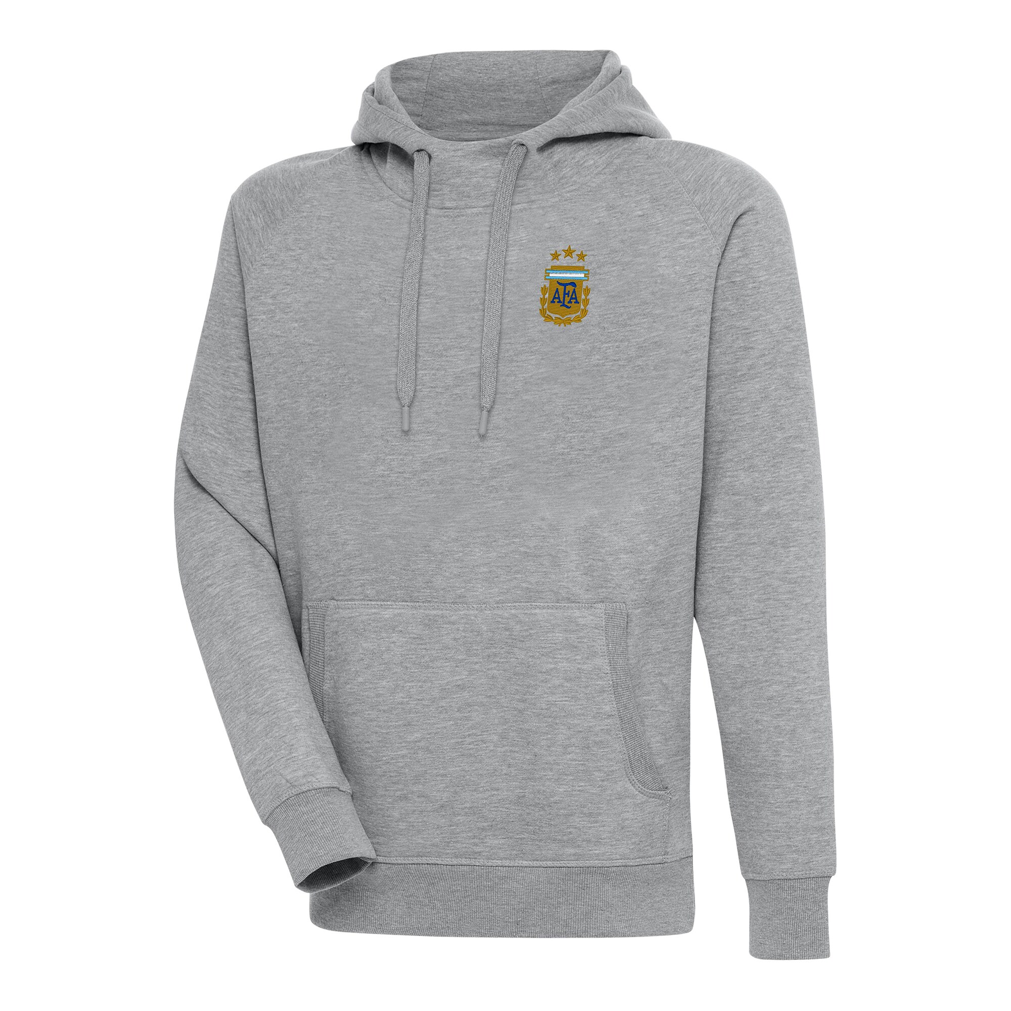 Shop argentina national team antigua victory pullover hoodie – heather gray – Mexico Football Shirts & World Cup Jerseys