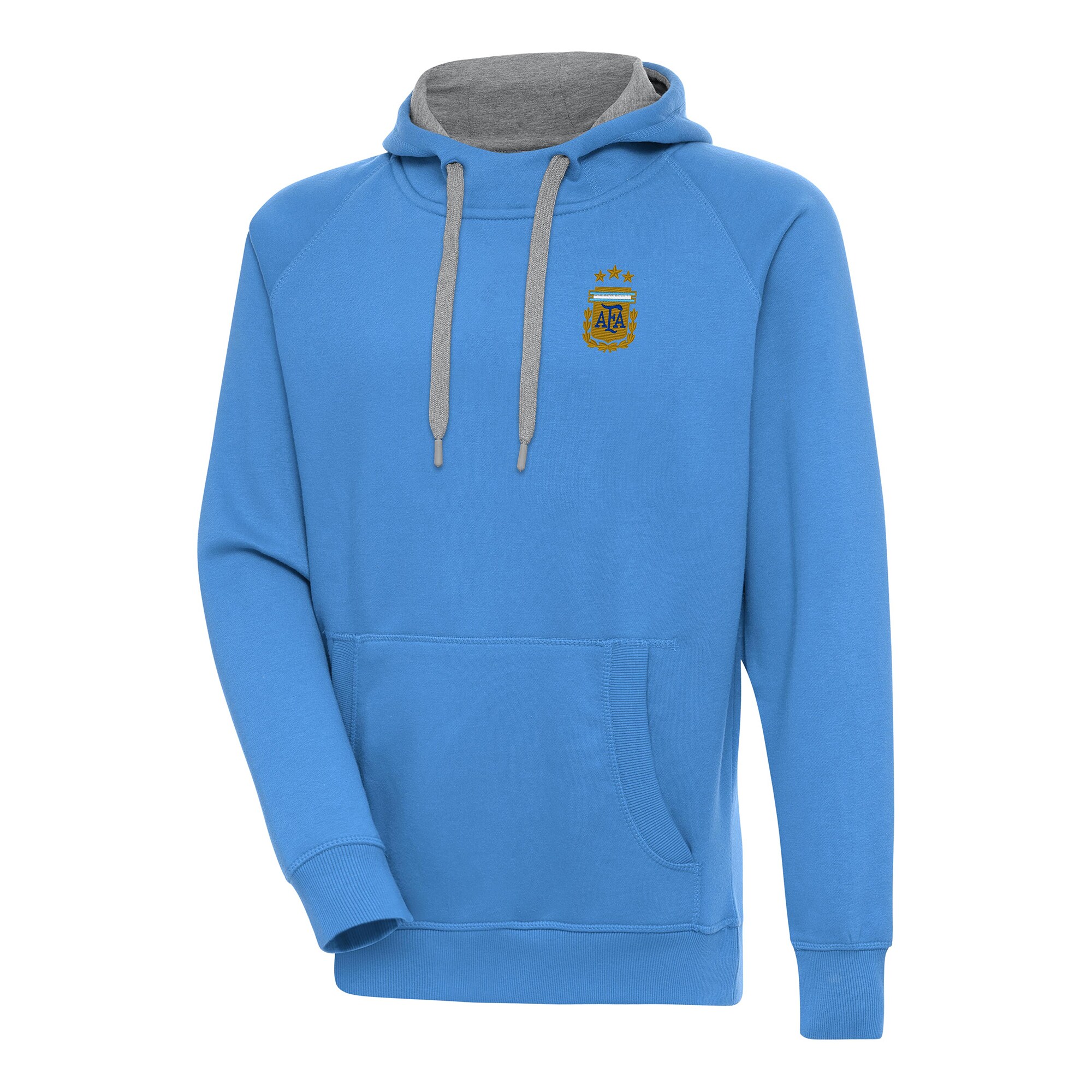 Shop argentina national team antigua victory pullover hoodie – powder blue – Mexico Football Shirts & World Cup Jerseys