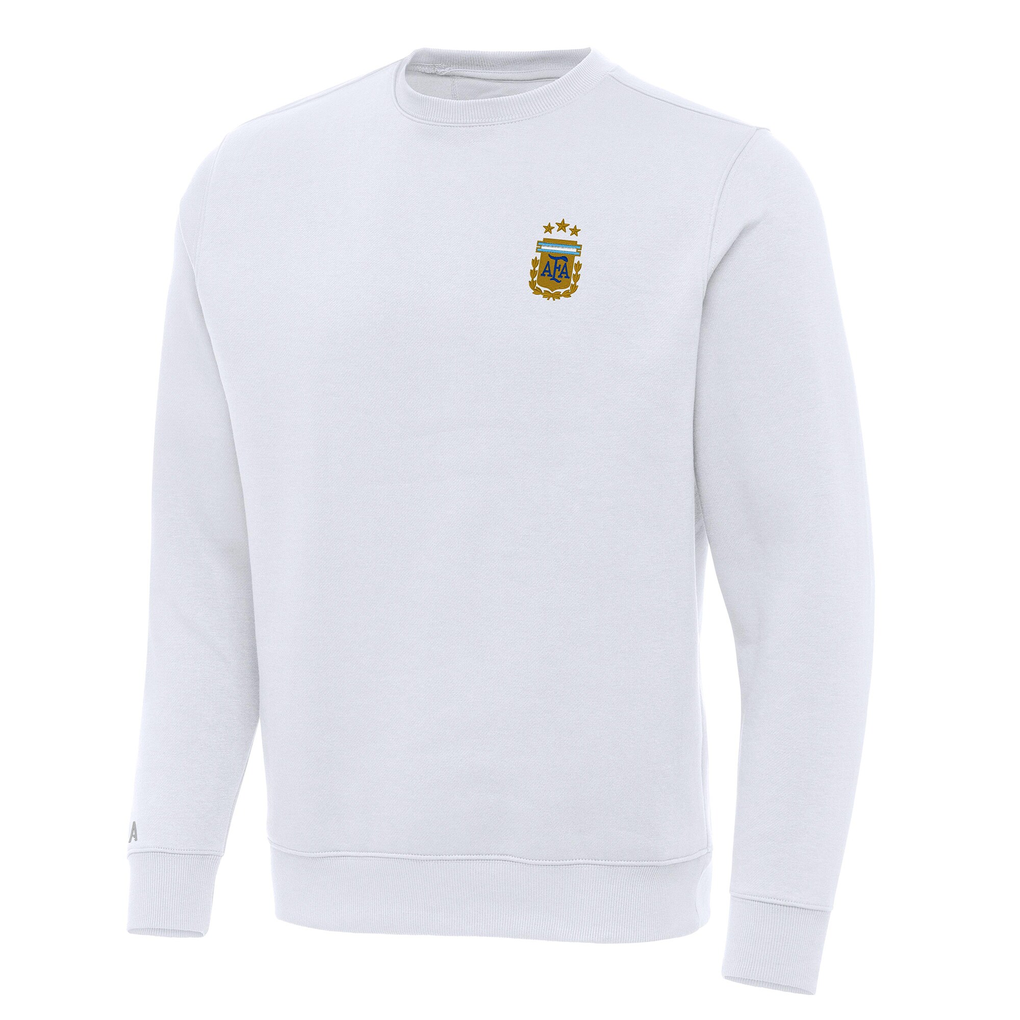 Shop argentina national team antigua victory pullover sweatshirt – white – Mexico Football Shirts & World Cup Jerseys