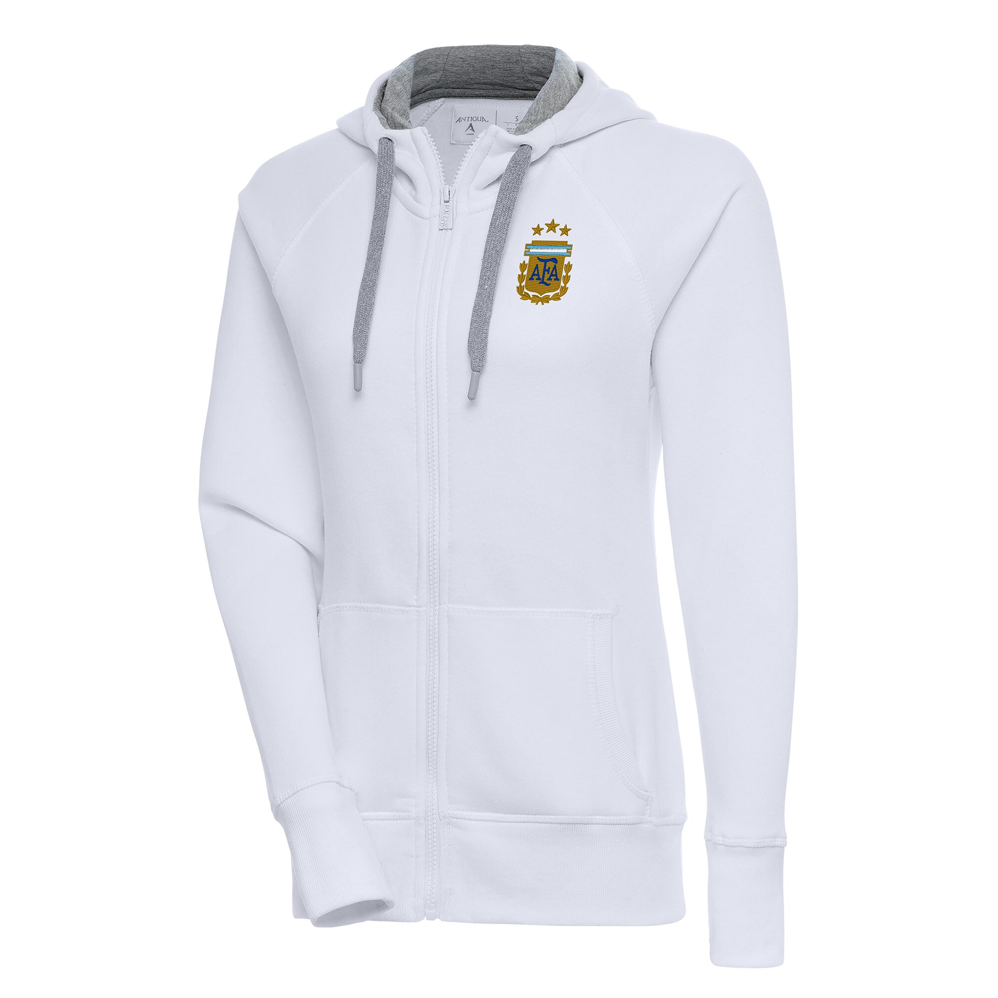 Shop argentina national team antigua women8217s victory full-zip hoodie – white – Mexico Football Shirts & World Cup Jerseys