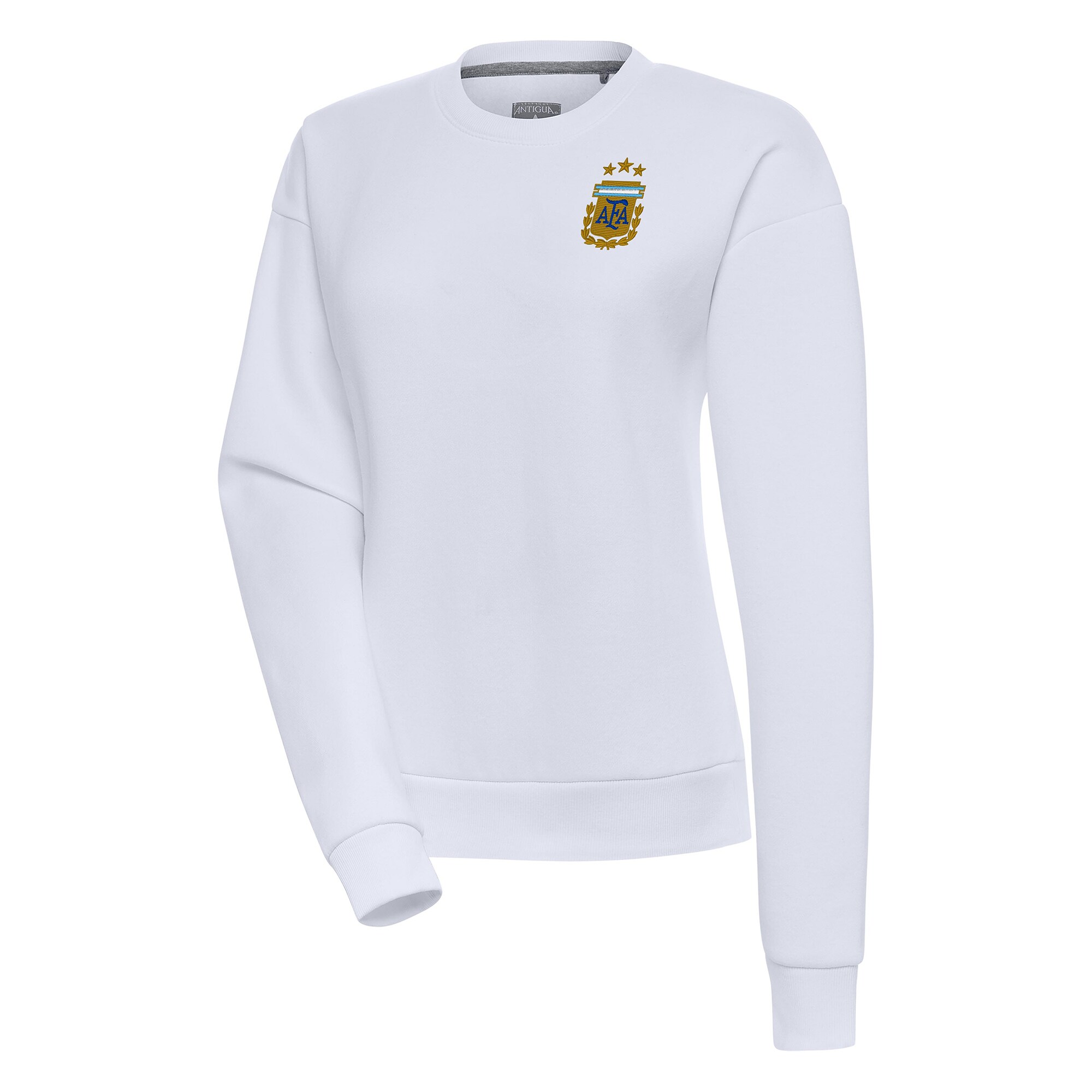 Shop argentina national team antigua women8217s victory pullover sweatshirt – white – Mexico Football Shirts & World Cup Jerseys