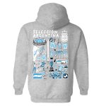 Shop argentina national team vive la fete women8217s impressions artwork pullover hoodie – gray – Mexico Football Shirts & World Cup Jerseys