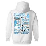 Shop argentina national team vive la fete women8217s impressions artwork pullover hoodie – white – Mexico Football Shirts & World Cup Jerseys