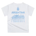 Shop argentina national team vive la fete youth impressions artwork icons t-shirt – white – Mexico Football Shirts & World Cup Jerseys
