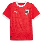 Shop austria national team puma 2024 home replica jersey – red – Mexico Football Shirts & World Cup Jerseys