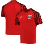 Shop austria national team puma pre-match v-neck top – red – Mexico Football Shirts & World Cup Jerseys