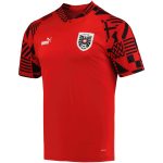 Shop austria national team puma pre-match v-neck top – red – Mexico Football Shirts & World Cup Jerseys