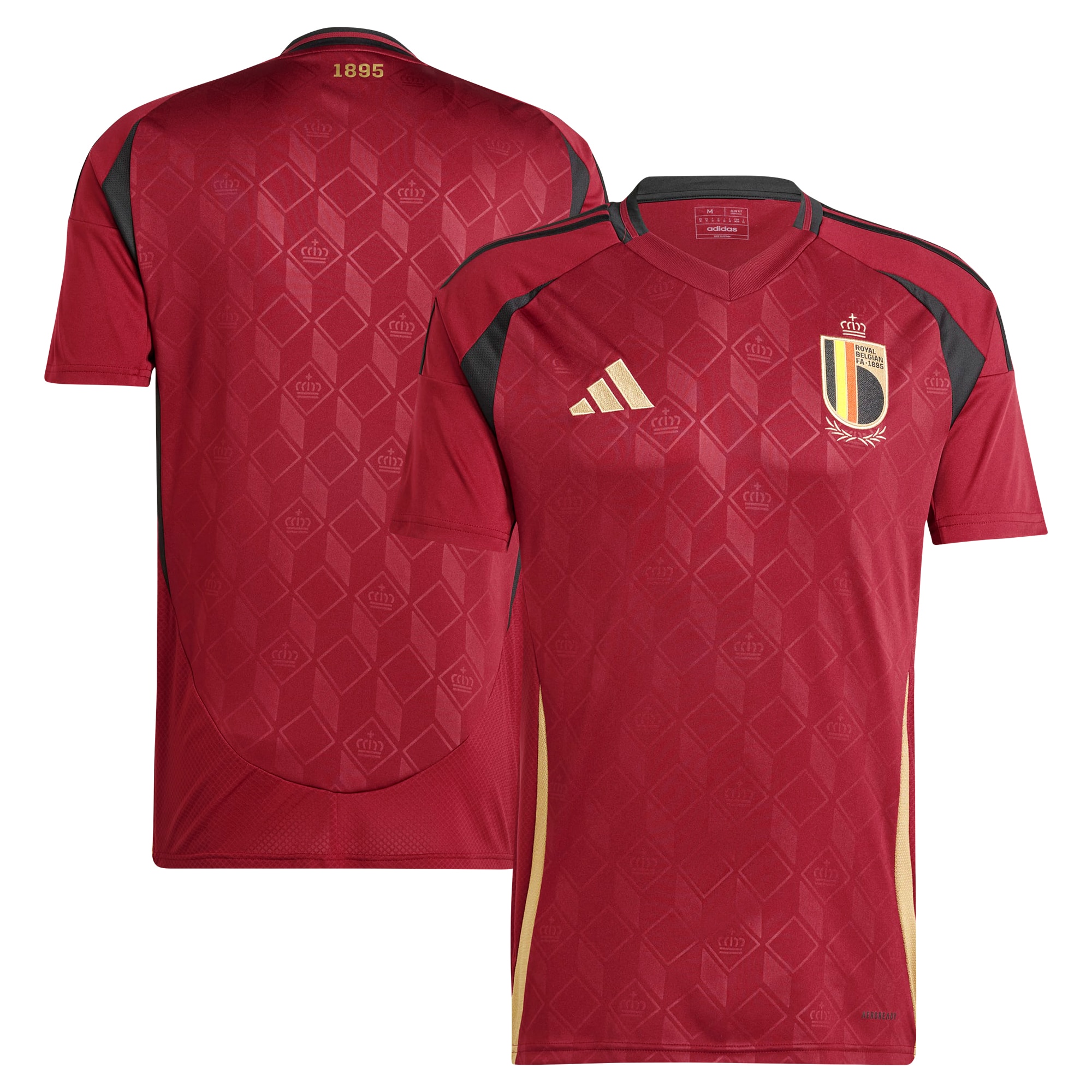 Shop belgium national team adidas 2024 home replica jersey – burgundy – Mexico Football Shirts & World Cup Jerseys