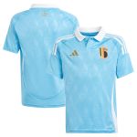 Shop belgium national team adidas youth 2024 away replica jersey – blue – Mexico Football Shirts & World Cup Jerseys
