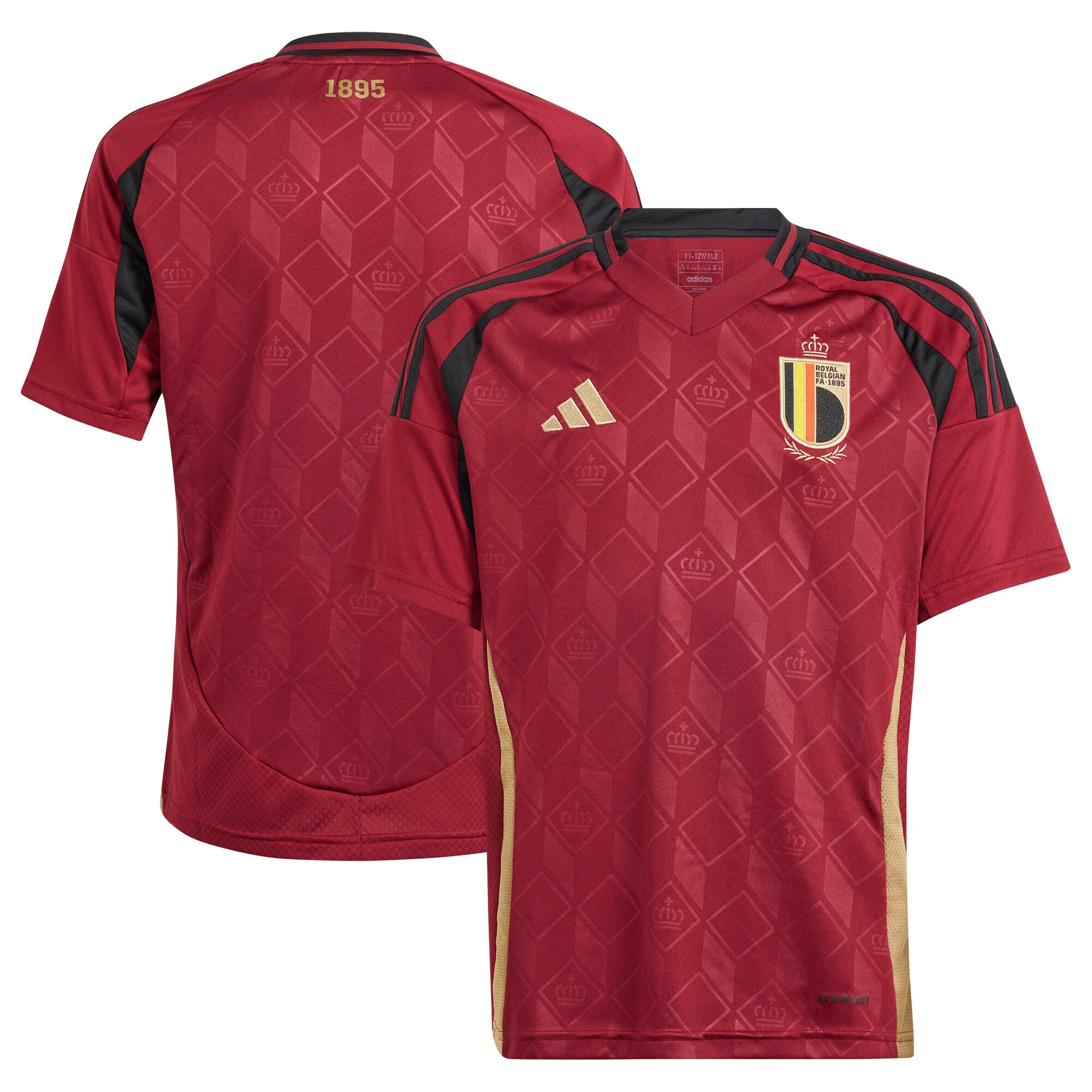 Shop belgium national team adidas youth 2024 home replica jersey – burgundy – Mexico Football Shirts & World Cup Jerseys