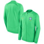 Shop brazil national team nike 2022 academy pro anthem performance raglan full-zip jacket – green – Mexico Football Shirts & World Cup Jerseys