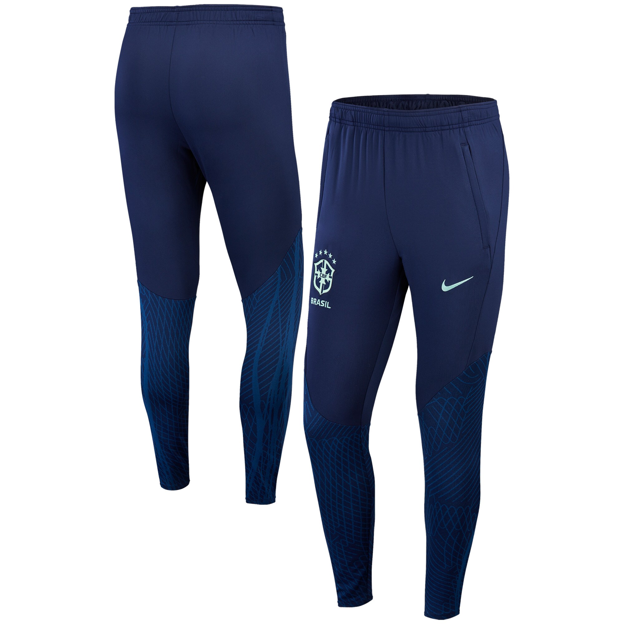 Shop brazil national team nike 2022 strike performace track pants – navy – Mexico Football Shirts & World Cup Jerseys