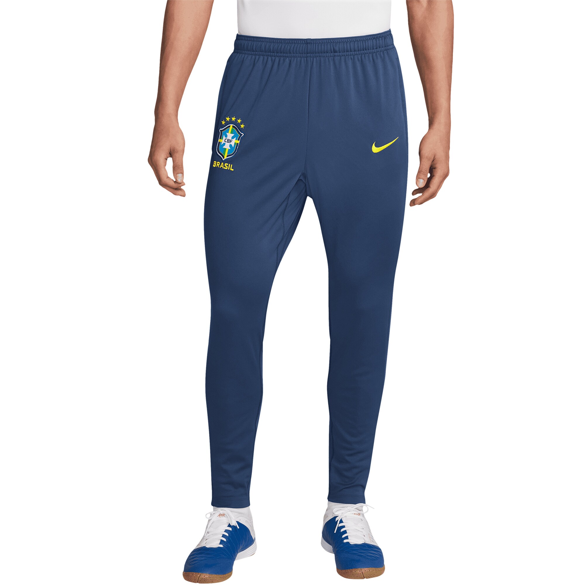 Shop brazil national team nike 2024 academy pro performance drill pants – blue – Mexico Football Shirts & World Cup Jerseys