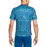 Shop brazil national team nike 2024 academy pro pre-match top – blue – Mexico Football Shirts & World Cup Jerseys