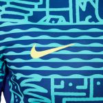 Shop brazil national team nike 2024 academy pro pre-match top – blue – Mexico Football Shirts & World Cup Jerseys