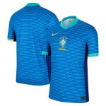Shop brazil national team nike 2024 away match authentic jersey – blue – Mexico Football Shirts & World Cup Jerseys