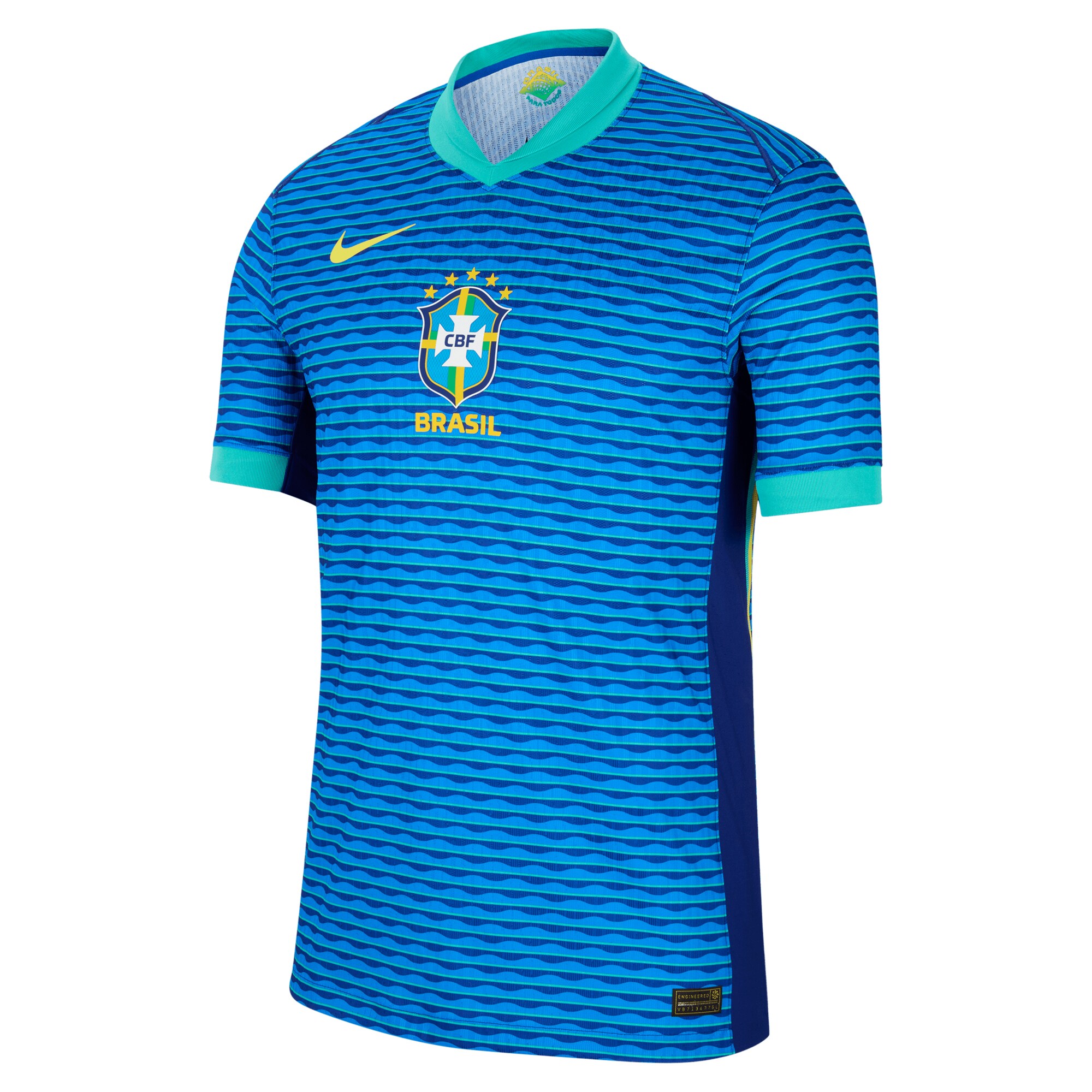 Shop brazil national team nike 2024 away match authentic jersey – blue – Mexico Football Shirts & World Cup Jerseys