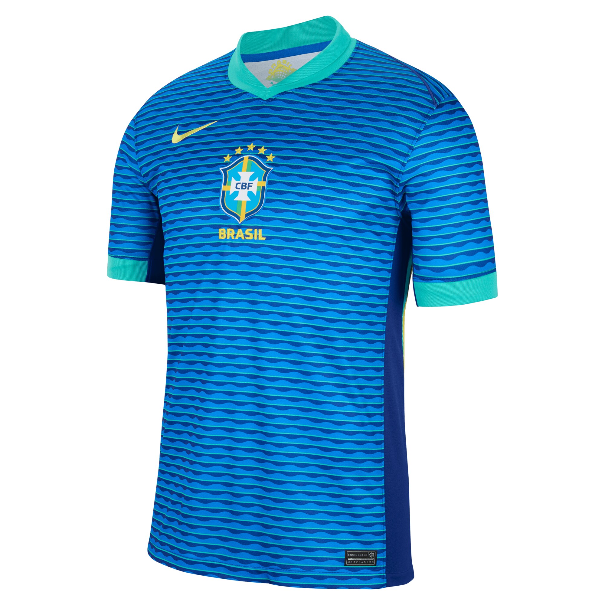 Shop brazil national team nike 2024 away stadium replica jersey – blue – Mexico Football Shirts & World Cup Jerseys