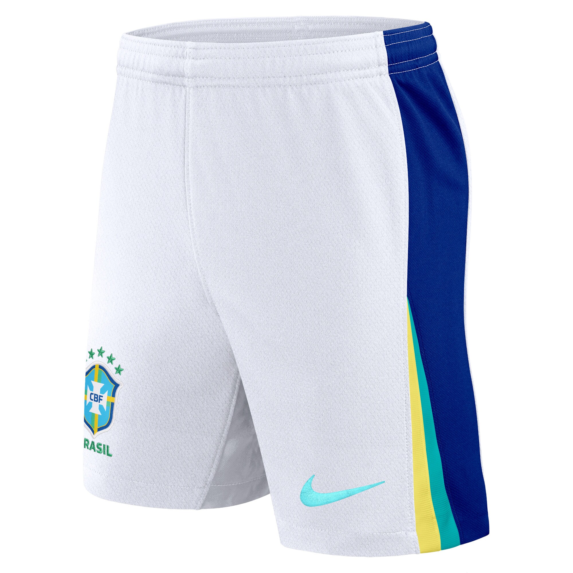 Shop brazil national team nike 2024 away stadium shorts – white – Mexico Football Shirts & World Cup Jerseys