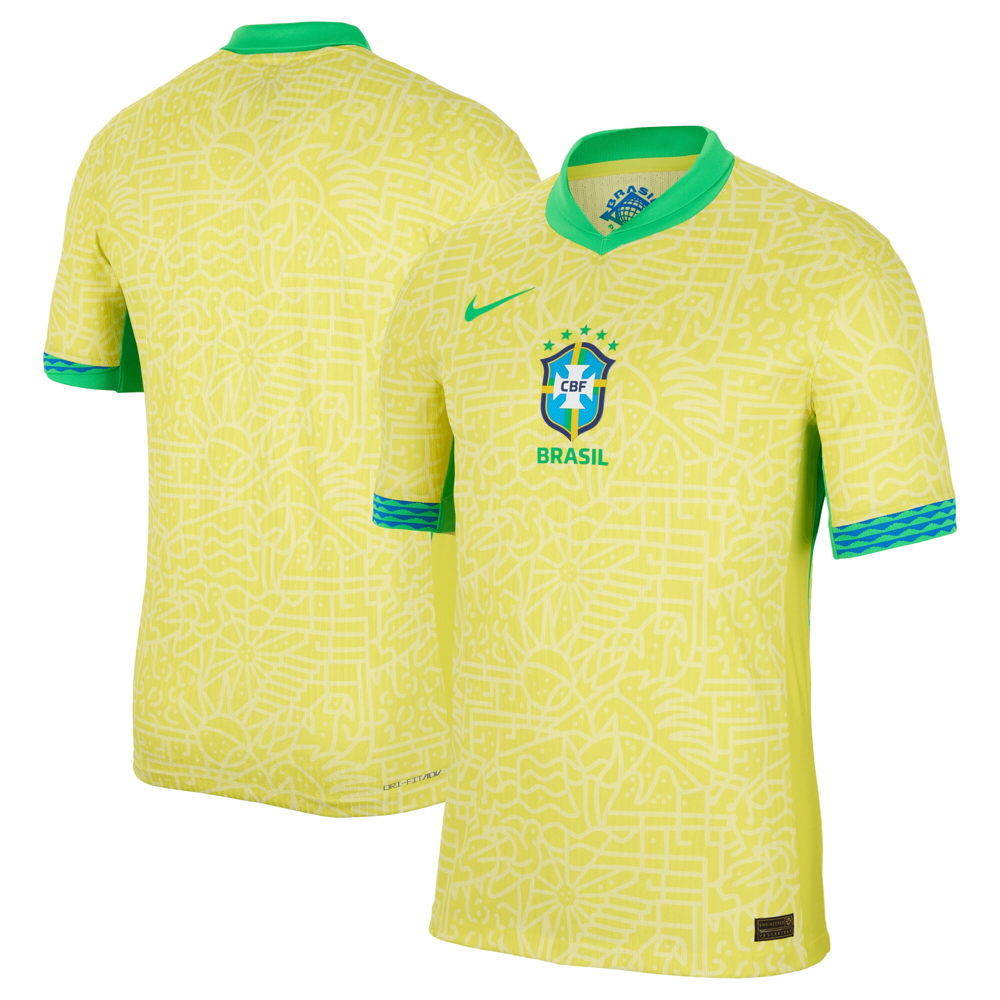 Shop brazil national team nike 2024 home match authentic jersey – yellow – Mexico Football Shirts & World Cup Jerseys